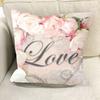 Pillow Cover Rose Super Soft Wear Resistant Friendly To Skin Easy Maintenance Floral Print Pillowcase Bedroom Pillowslip