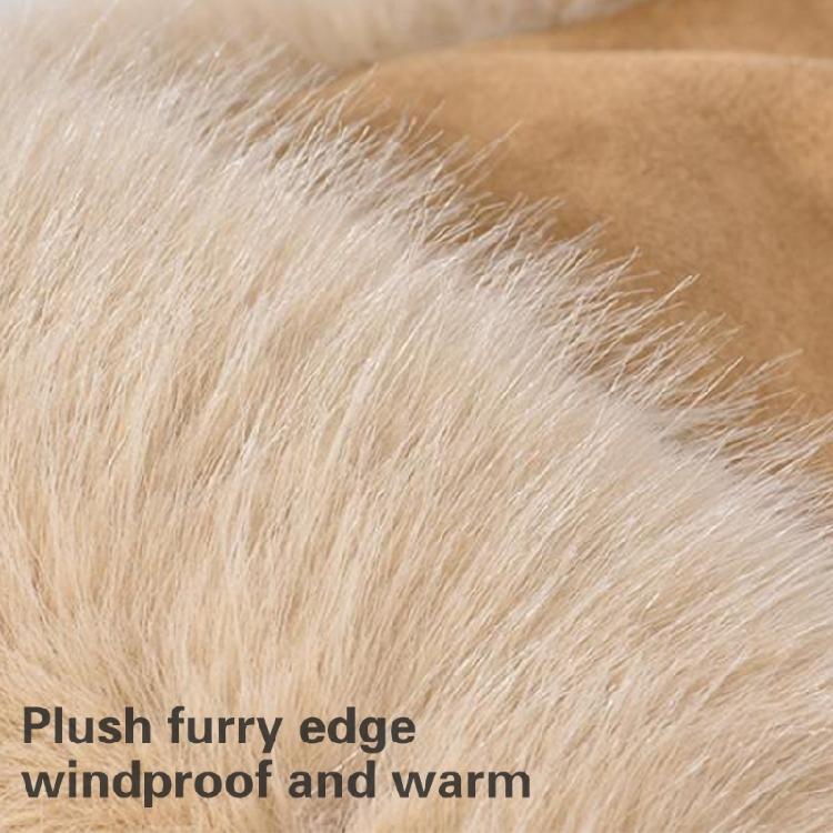 Adult Plush Earflap Hat Outdoor Windproof Ear Protect Furry Hat for Outdoor