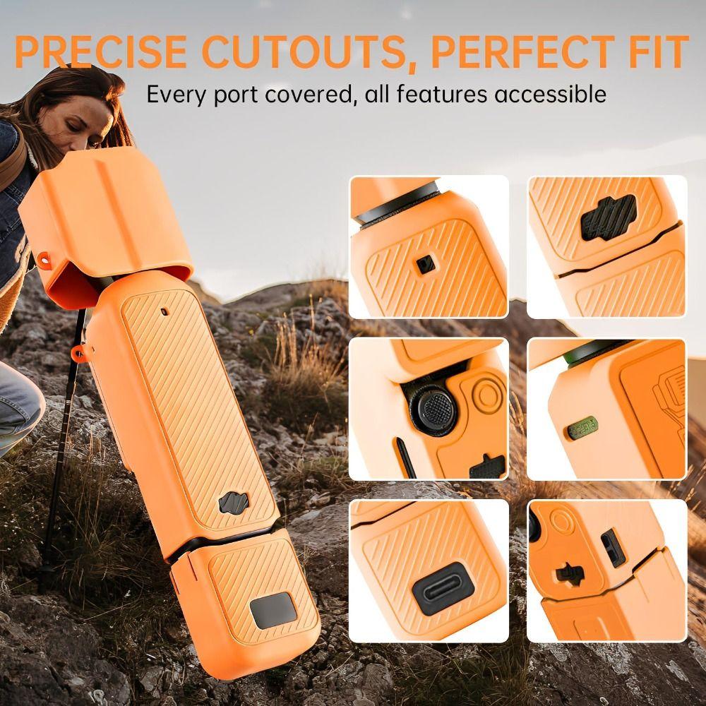 All-Round Protection Silicone Gimbal Camera Case Screen Cover for DJI OSMO Pocket3 Outdoor Shooting