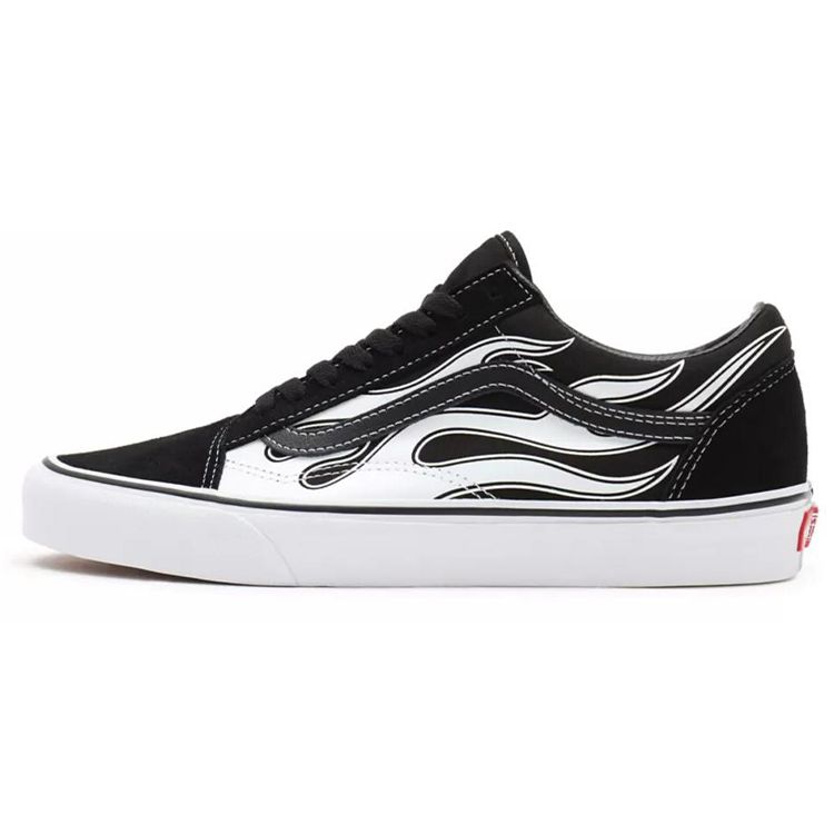 Vans Old Skool Flame - Black White Men Sneakers VN0A38G1K68 42.5