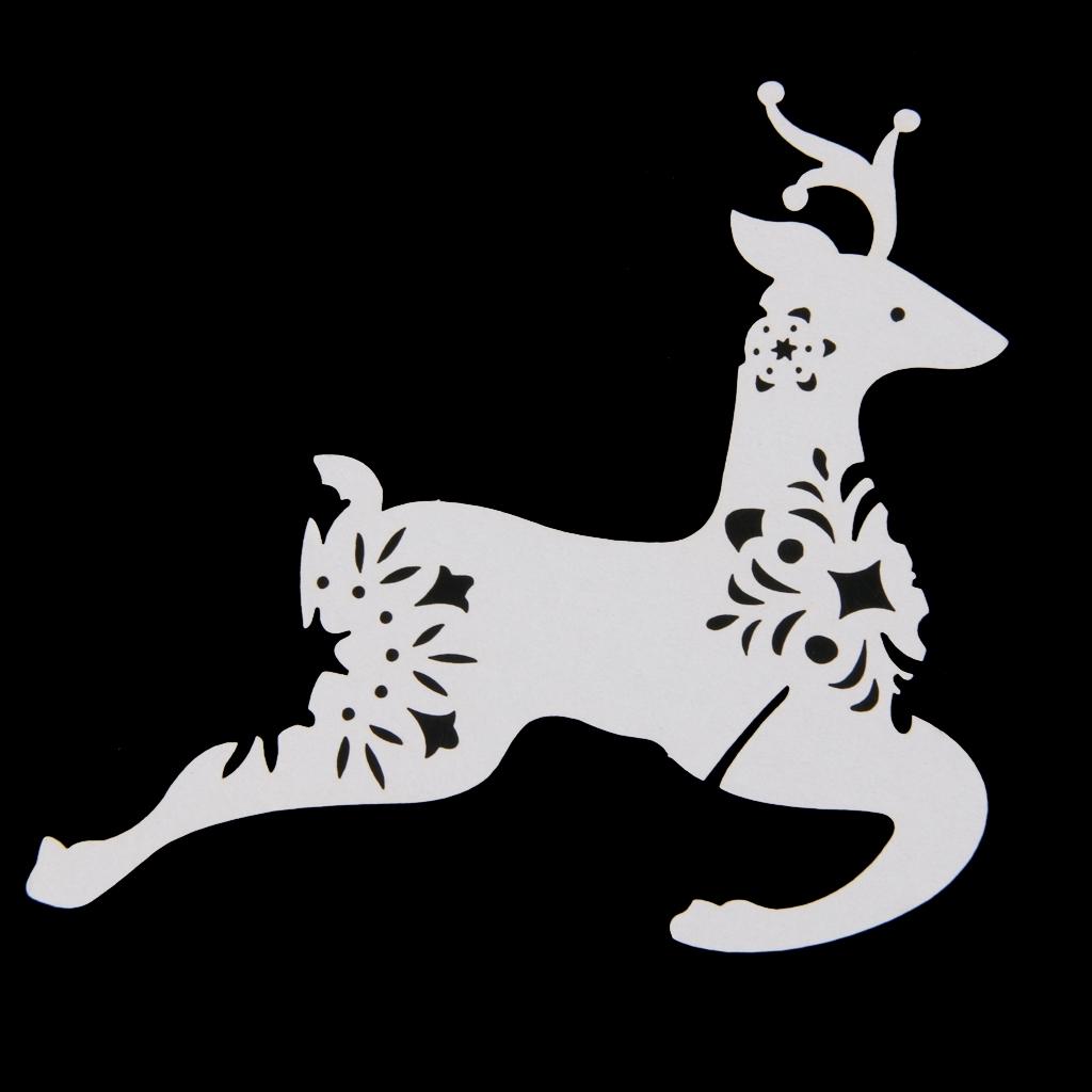 50 sklenice na víno Jmenovka Vánoční večírek Dekor Tvar soba Bílá