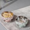 Cartoon Elevated Cat Bowl Stainless Steel Pet Food Bowl Cute Pet High Foot Bowl  Home