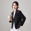 Minimalist Commuting Short Suit Jacket for Women