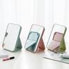 Portable Large Square Princess Mirrors Make Up Mirror High List Size Large Makeup Mirror Desktop Plain Folding Dressing Tool