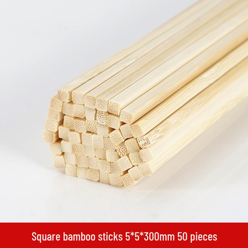Bamboo and Wooden Craft Sticks: DIY Model Strips and Slices