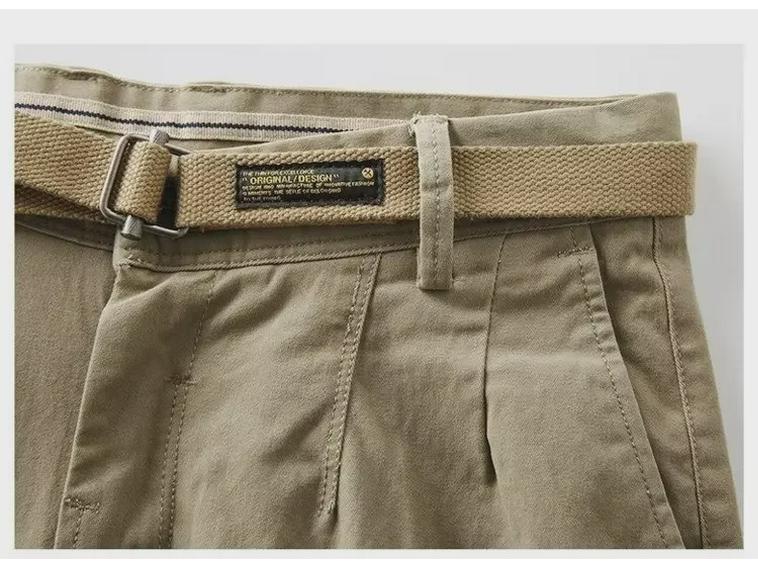 Men's Japanese Casual Stretch Cotton Wide-Leg Overalls - Spring/Autumn Trend