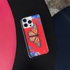 Wildflower Butterfly butterflies Phone Case for iPhone 12 13 14 15 16 Pro Max Plus 17 pro Gift Wild Flowers cloth wf label Cover