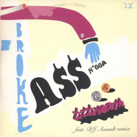 12-дюймовая пластинка TITTSWORTH - Broke Ass Ngga (подвиг. Kenny B, Jinx SEED021 Plant Music Inc 2008 Германия Танцевальная Электронная музыка