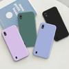 For Samsung A10 Case For Samsung Galaxy M10 A10S Coque Matte Soft Silicone Shockproof Cover Galaxy A10s Square Phone Case Fundas