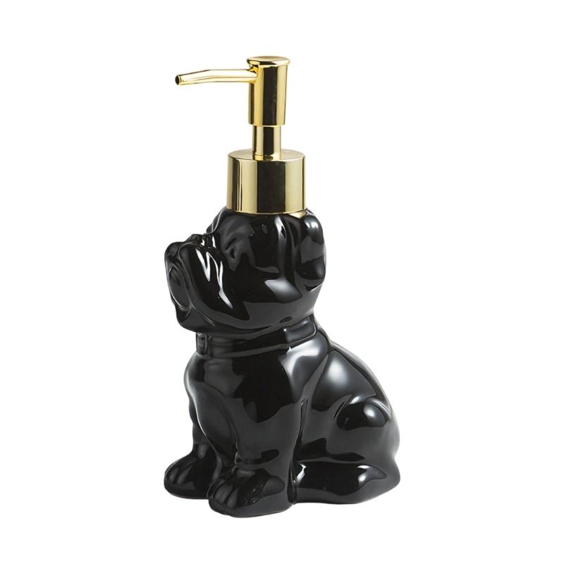 Keramická lahvička na mléko Dávkovač mýdla pro domácnost Nárazuvzdorný design Držák na nádobu na tekutiny pro domácí koupelnu