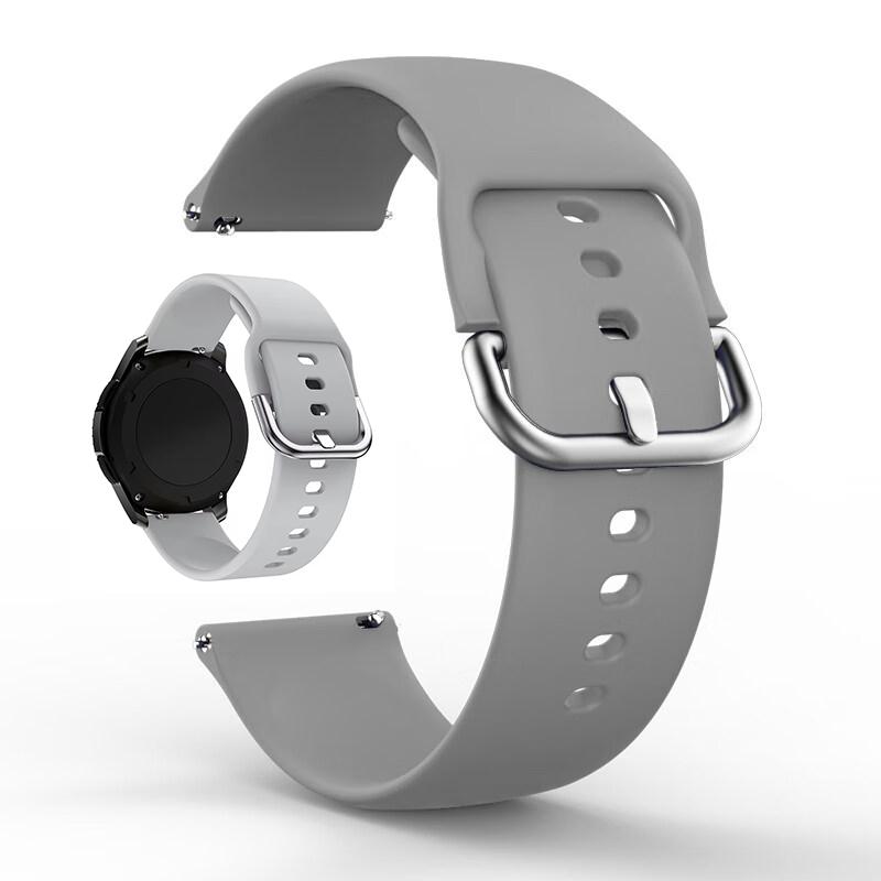Silicone Strap Bands for Samsung Galaxy Watch 6 5 4 Active 2 Sports 22mm Watch Straps For Amazfit GTS 4/3/2e/Bip Watchbands Belt