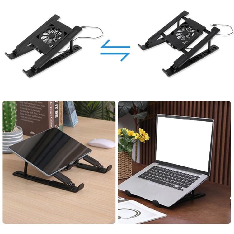 Lightweight Foldable Laptop Tablets Cooling Stand Adjustable Height For Enhances Airflows And Comfort