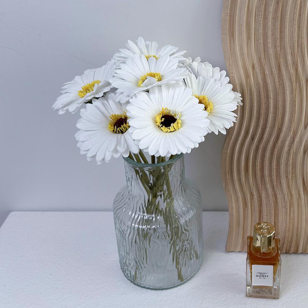 Floare Soarelui Simulare, Gerbera Pu Singură Gerbera Crizantemă Buchet Floare Falsă Decor Acasă Recuzită Foto
