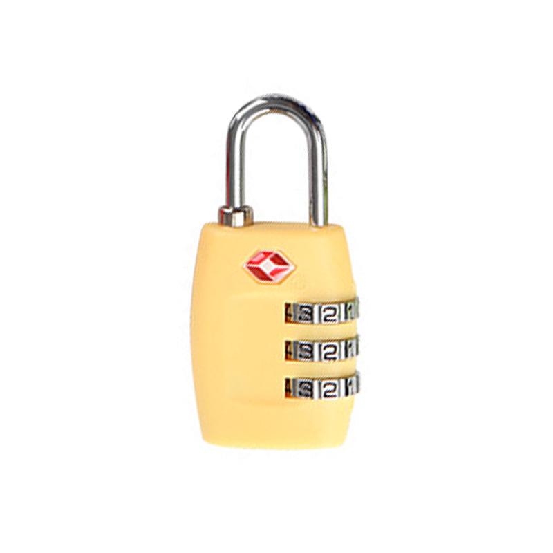 TSA Custom Combination Travel Luggage Zipper Lock (tsa335) - Secure Plastic Suitcase Lock for Traveling Abroad.