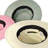 R High Quality Beach Sun Straw Hats For Women Uv Sun Protection Wide Brim Summer Straw Hat Hollow Design Boater Chapeau Femme