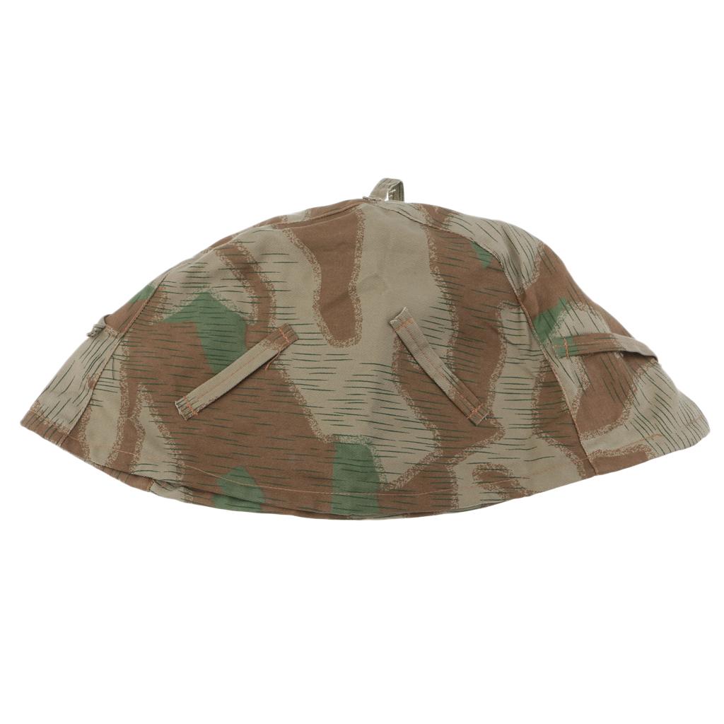 M35 Steel Helmet Cover Original Broken Camouflage Helmet Cloth M40 M42 Steel Helmet Splinter Camo Cloth Repro WWII German