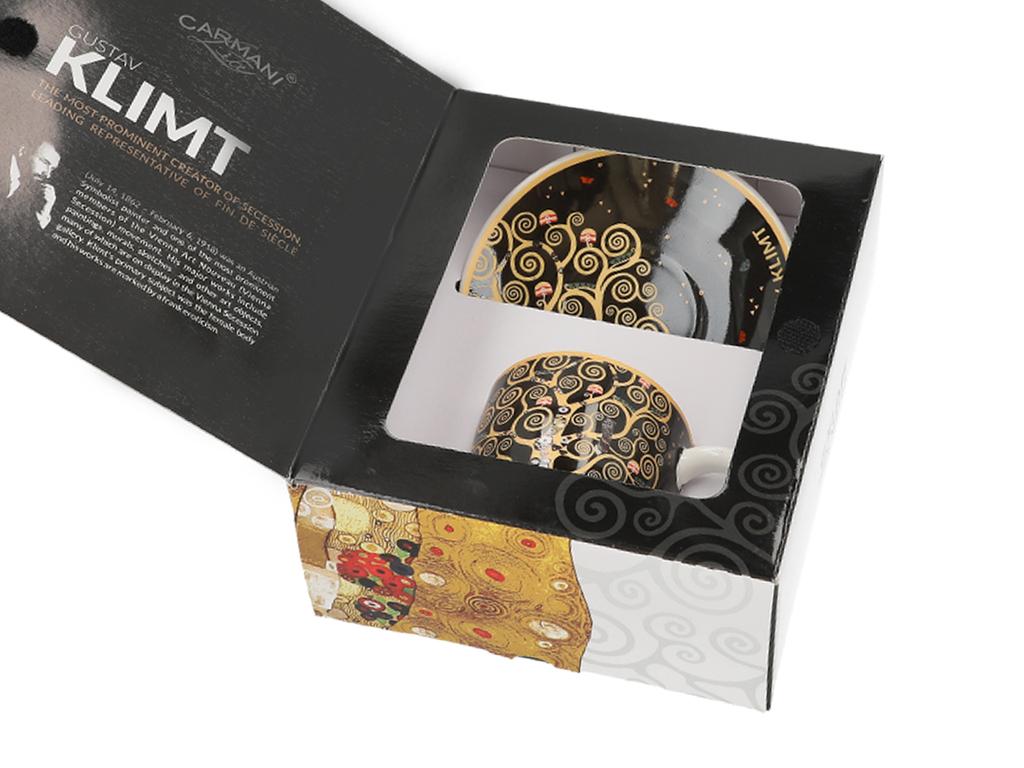 Cup with Saucer - G. Klimt, Tree of Life (Carmani)