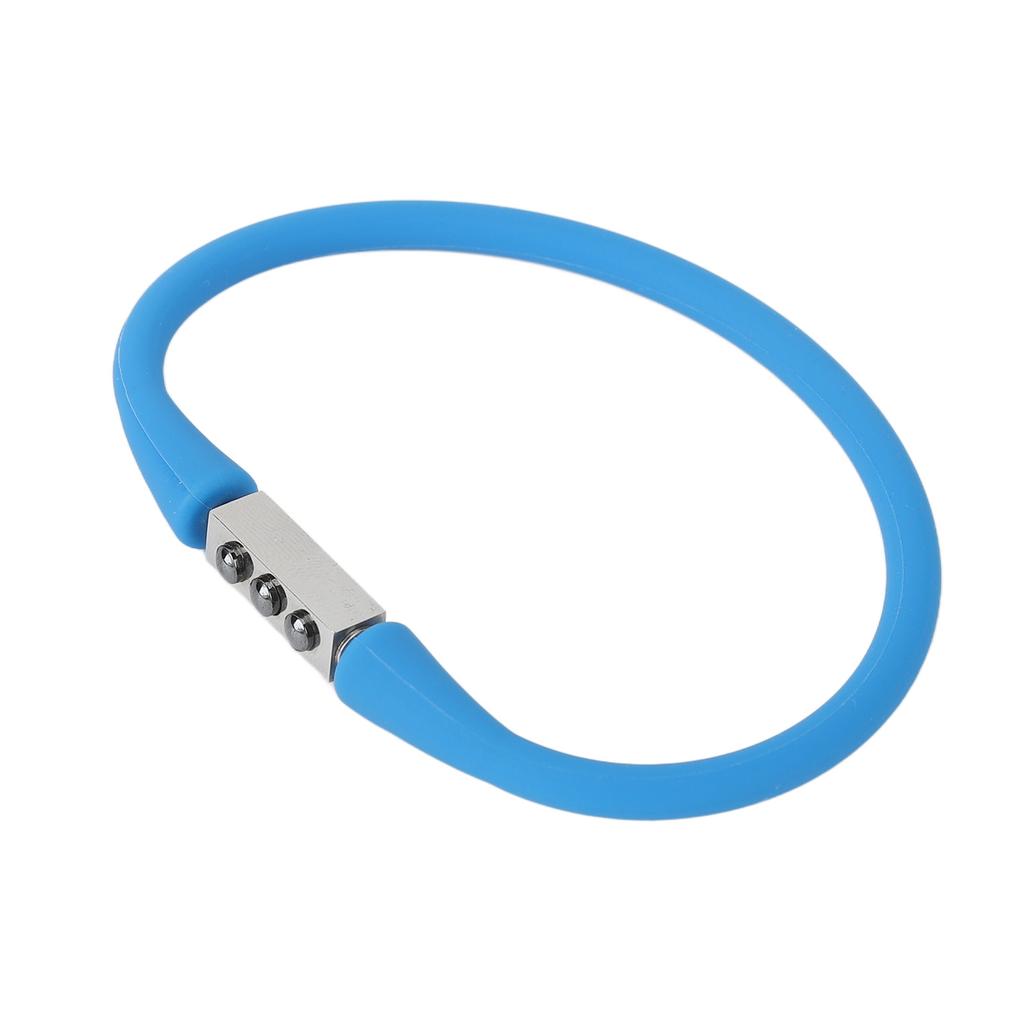 Men Women Negative Ion Balance Energy Bracelet Magnetic Therapy Silicone Sports Wristband for Basketball