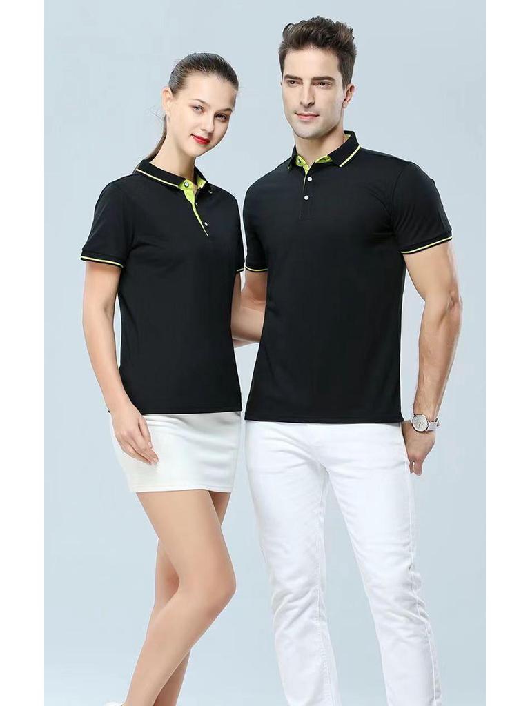 Custom Logo Short-Sleeve Polo Shirt: Summer Workwear Team T-Shirt with Embroidery Options