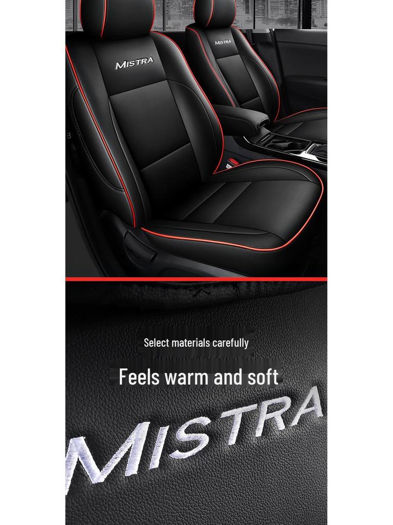 Hyundai Mistra 5-Seat Full Coverage Universal Leather Car Seat Covers, All-Season & Wear-Resistant