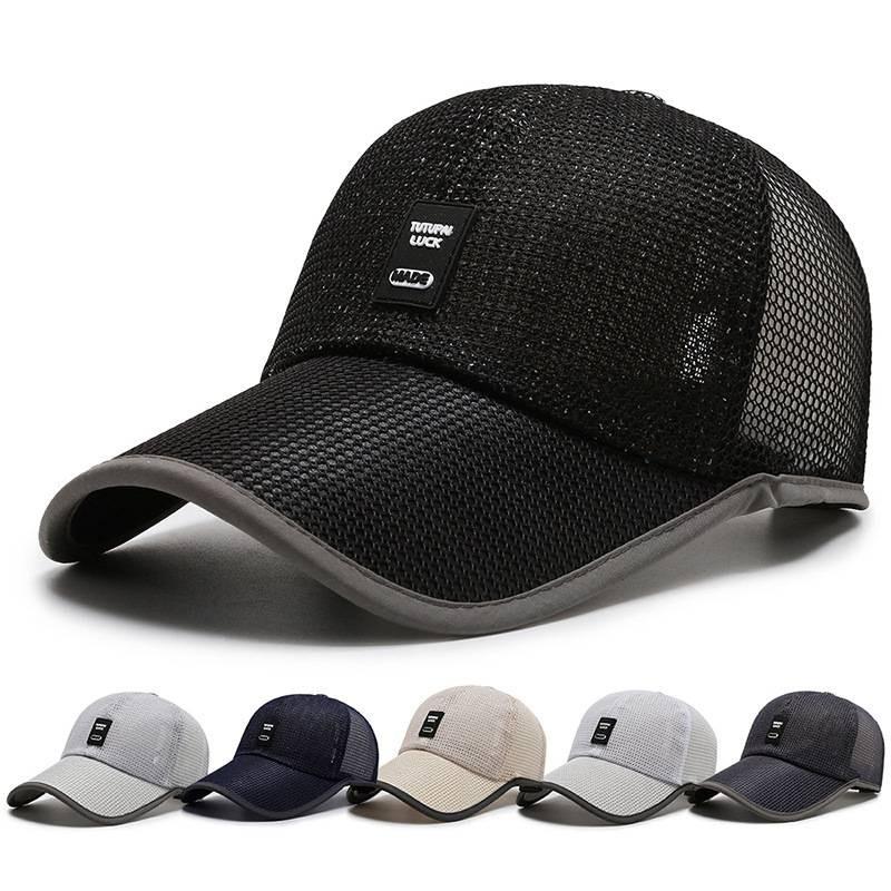 Mesh Outdoor Atmungsaktive Baseballkappe Fischerhut Verstellbar Sonnenschutz Geschenk