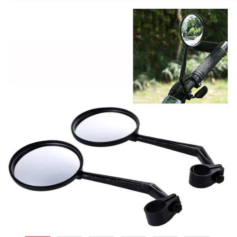 2pcs Cycling Riding Bicycle Bike Reflector Mirror 360 Rotation Rearview Mirror