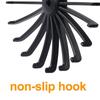 Belt Hanger Scarf Tie Rack Holder for Closet 360 Degree Rotating Clothes Hangers with 18 Claws for Hanging Scarf Towels
