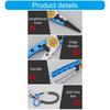 Aluminum Alloy Multifunction Fishing Pliers, Suitable for Anglers Campers Cutting Lines and Hook Removal, Bottle Opening
