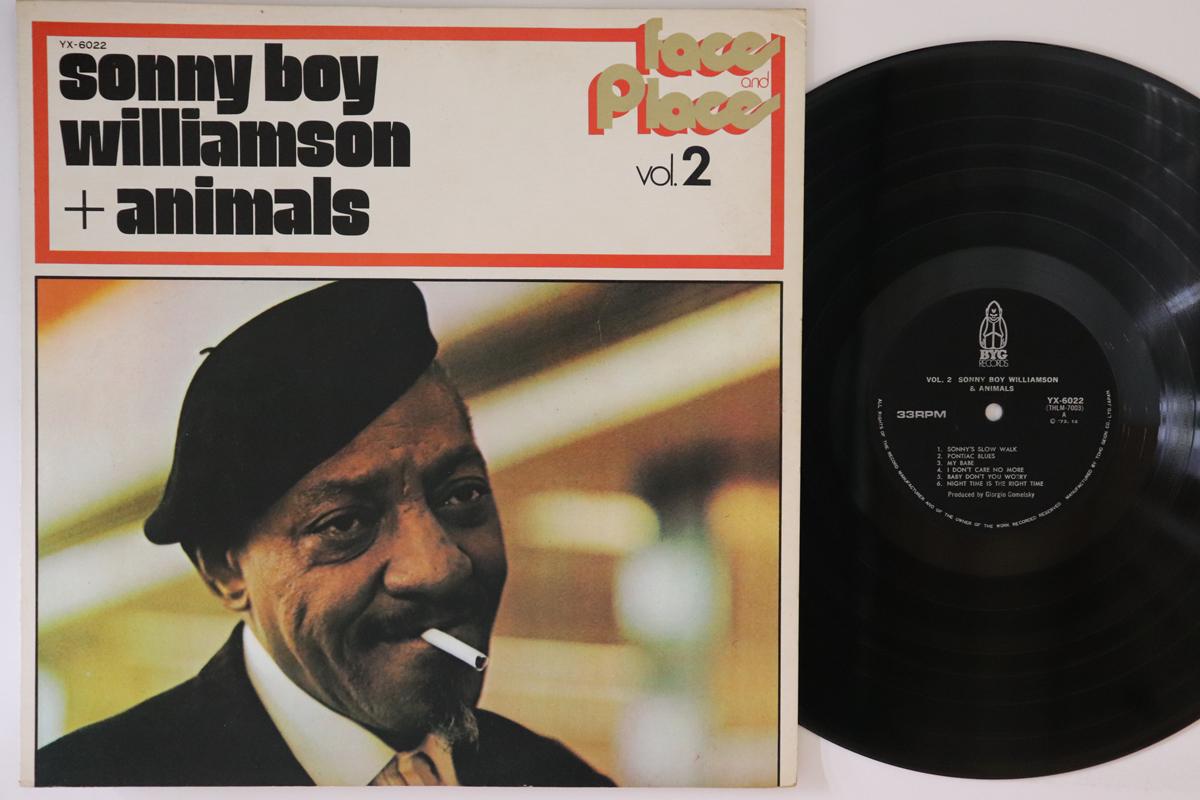 

LP Record SONNY BOY WILLIAMSON, ANIMALS - Sonny Boy Williamson + Animals (Fac YX6022 BYG 1972 Japan Jazz Used