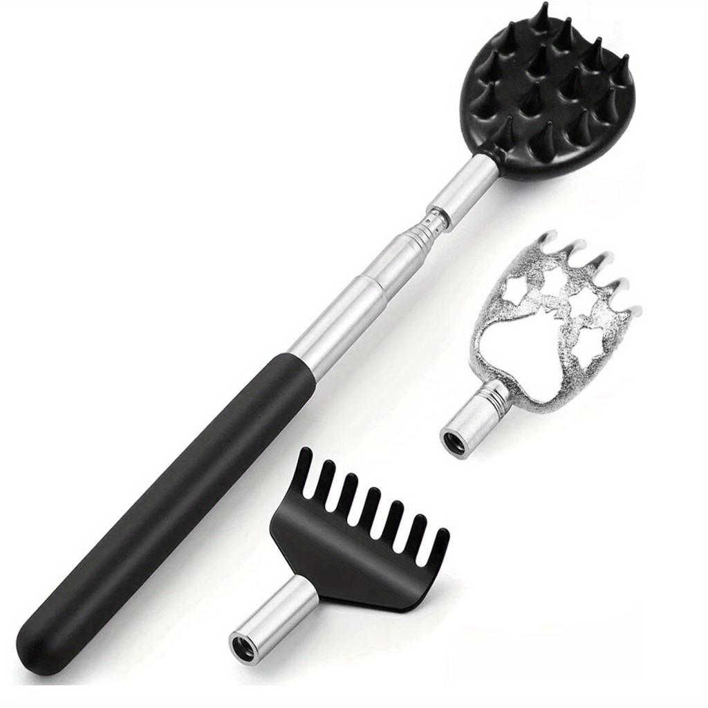 Telescopic Back Scratcher Scratching Backscratcher Massager Kit Back Scraper Extendable Telescoping Itch Health Products Hackles