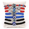 Turkish Blue Evil Eye Handmade Braided Red Black Rope Bracelet For Women Men Lucky Friendship Jewelry Adjustable Couple Bracelet