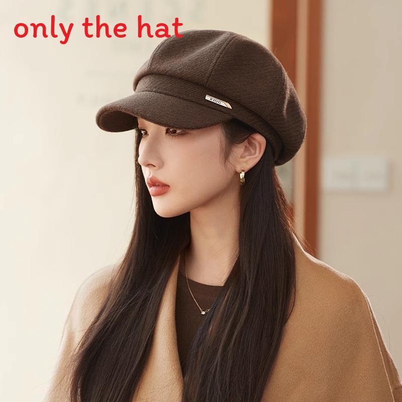 

Retro Octagonal Beanie Hat With Cotton Material For Winter Warmth And Windproof Protection