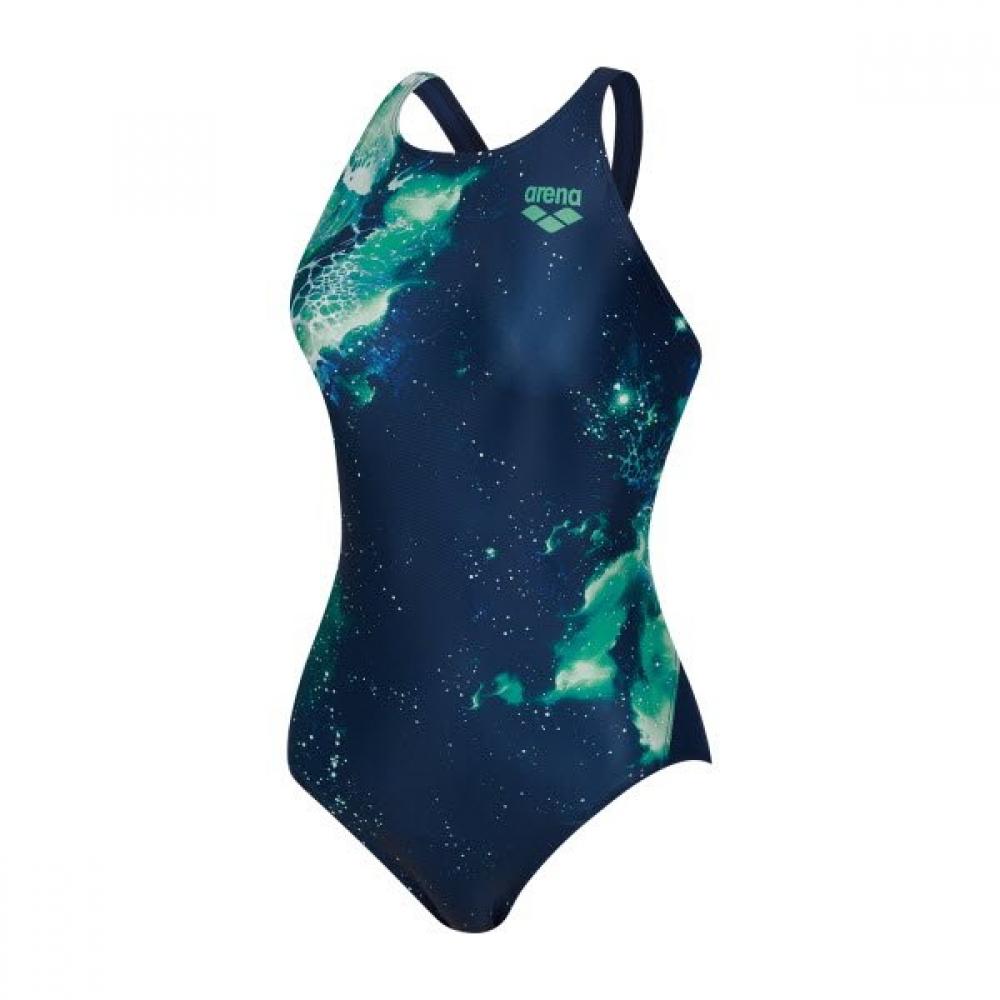 Arena Women S One Piece Racerback SwimSuit Nova Wave  a6Sl1pl44 Nvy 