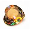 Lab-Created Rainbow Topaz Loose Gemstone 25.00 Ct Mystic Heart Shape for Jewelry Making and Crafts