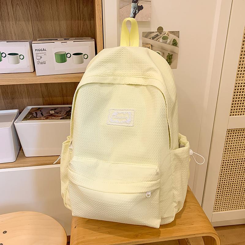 Skolestil  Høyt utseendenivå  Frisk og enkel skolesekk  Harajuku  Enkel og allsidig studentryggsekk og ryggsekk
