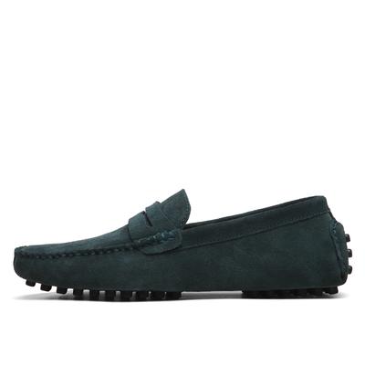 Mode Neue Übergröße Herren 100% Rindsleder Schuhe lässig bequem Bohnenschuhe bequeme Sportarten rutschfest abriebfest Schuhe für Herren