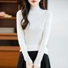 A New Semi-high-neck Sweater for Women In Autumn and Winter, A Slimming and Form-fitting Long-sleeved, Versatile and Stylish Base Layer