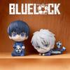 Anime BLUE LOCK Cute Nagi Yisagi Isagi Yoichi Sitting Action Figure PVC Doll Tabletop Model Anime Peripheral Creative Toy Gift‘s
