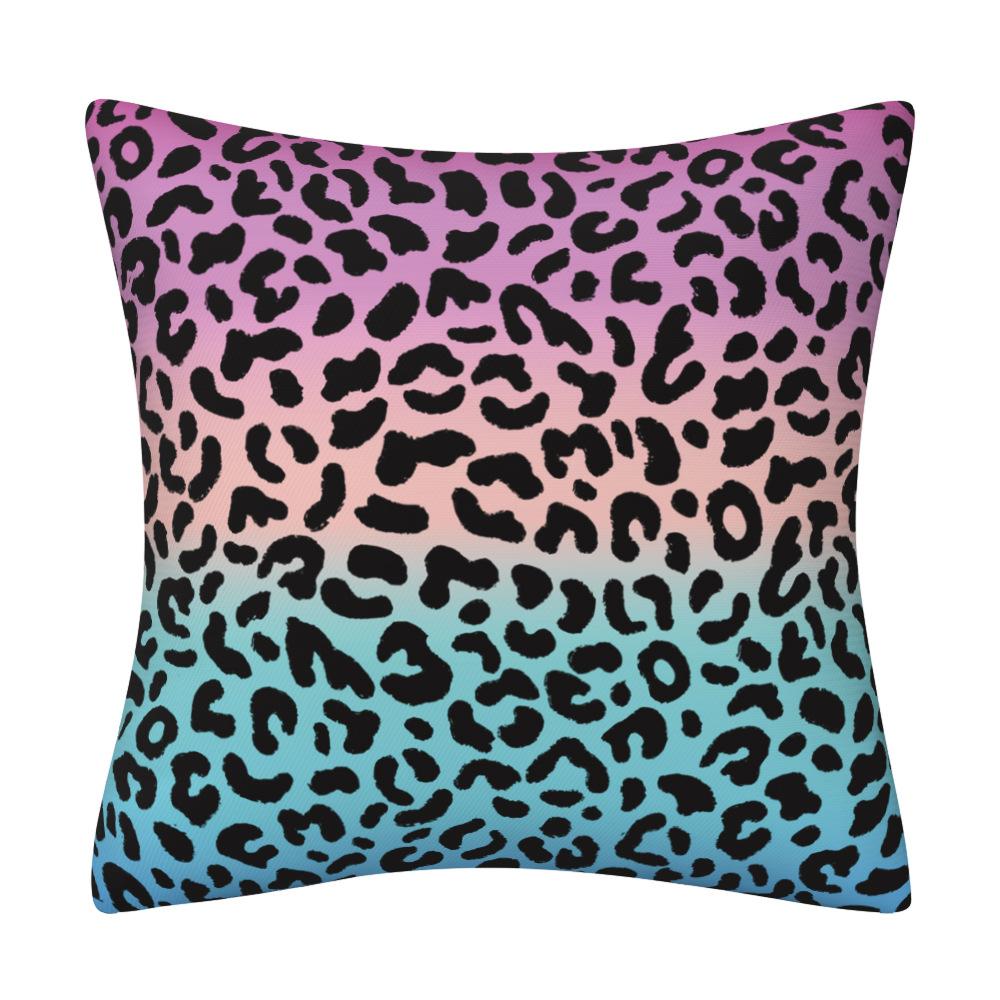

Abstract Leopard Print Texture Short Plush Pillowcase Home Decoration Pillowcase Living Room Sofa Cushion Cushion Cover 45*45cm