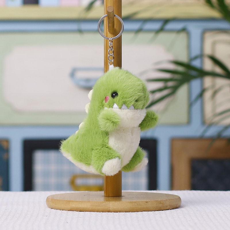 Dinosaur Plush Keychain Cartoon Stuffed Toy For Kids And Teens GreenDinosaur