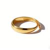 Fire-Baked Sand Gold Wedding Ring: Classic, Versatile, Hot Seller, Vietnamese Open Design