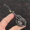Colgante de Charoíta Colgante Envuelto en Alambre de Cobre Joyería Hecha a Mano Colgante de Piedra Preciosa Joyería Envuelta en Alambre de Cobre Colgante de Guitarra Regalo Especial para Mujer