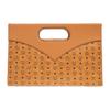 MCM Aren Visetos Shoulder Bag Cognac MWTESAK04CO001