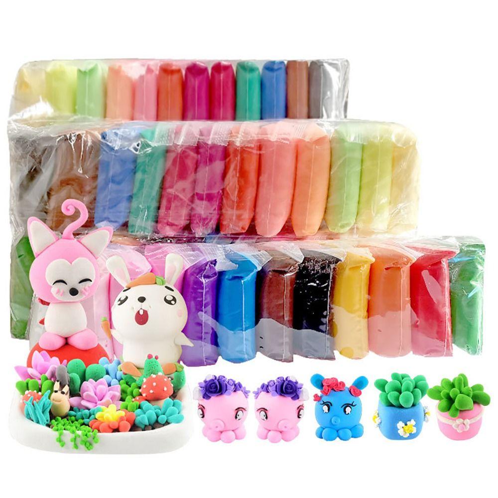 Pomůcky pro sliz Polymerová lehká hlína Měkká plastelína Hračka Playdough Hračka Slimes Ultralehká hlína
