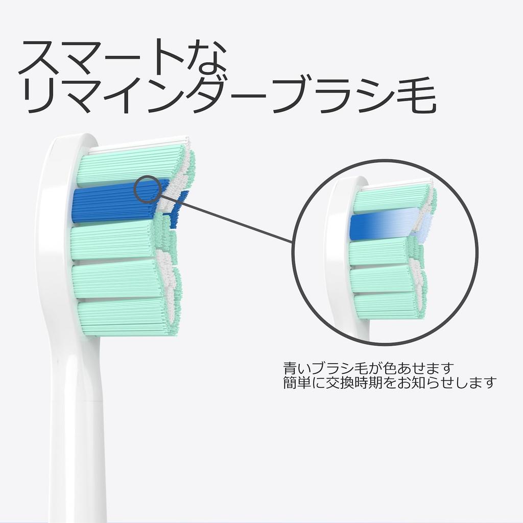 BOVVSLE Replacement Brush Heads for Philips Sonicare Electric High Toothbrushes, Coverage, 8-Pack