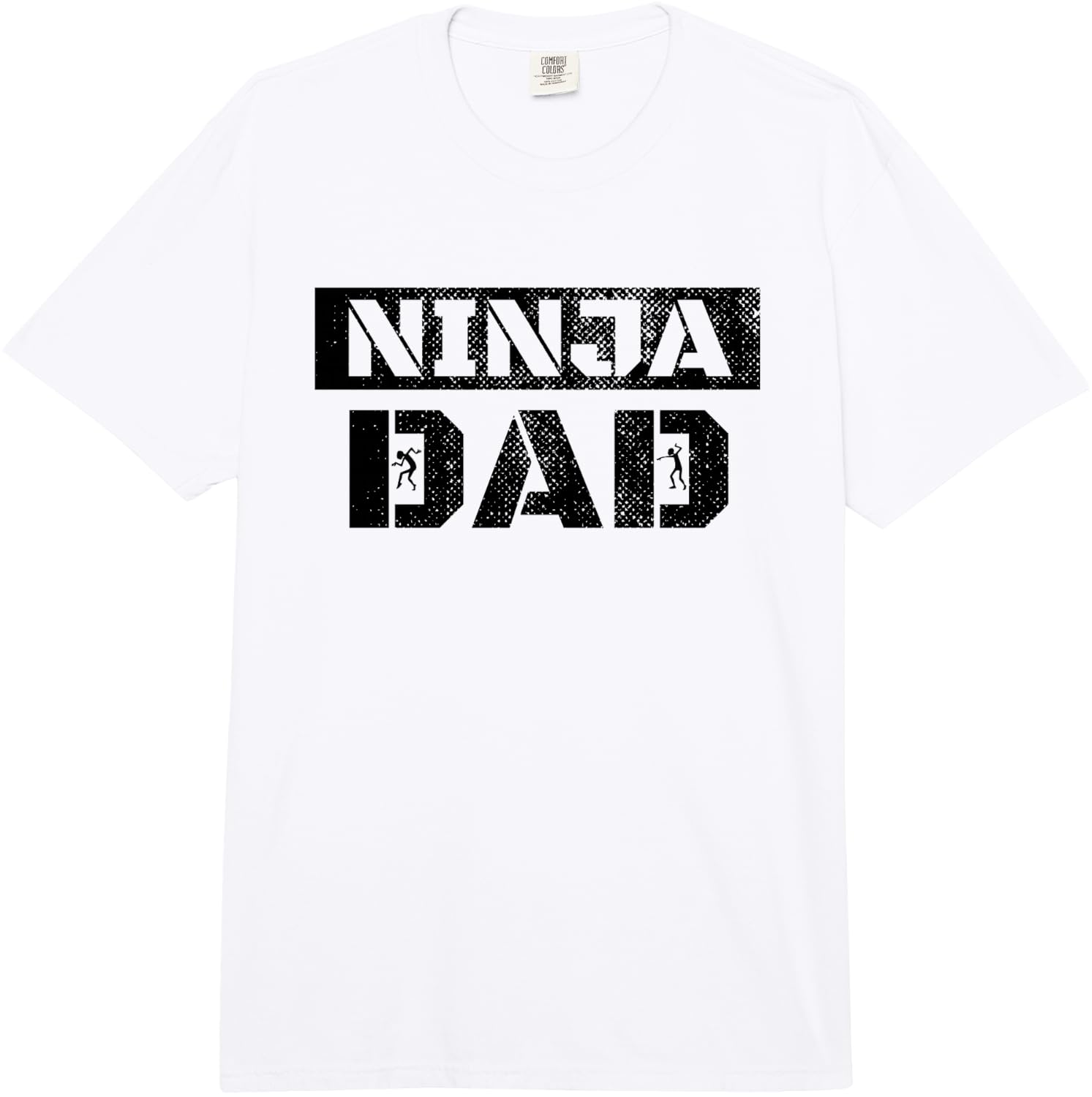 Ninja Dad Funny Martial Arts Ninja Father Gift Comfort Colors Adult Heavyweight Unisex T-Shirt L