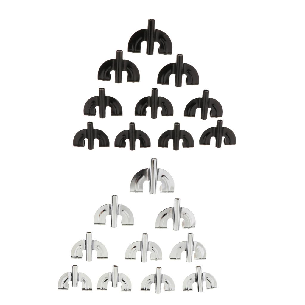 10x Metall Bass Drum Spannhaken für Bass Drum Teile Zubehör