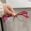 Fashionable Cat Eye Anti Blue Light Glasses Frame Women 2023 Clear Computer Transparent Lens Eyeglasses Vintage Optical Eyewear