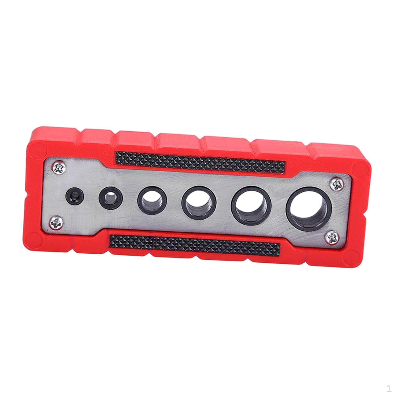 

Dowel Jig for Woodworking of Wooden Post Holes Size 12 X 4.2 2.3 Cm Durable Accessory Resistant to 2-12mm Hole