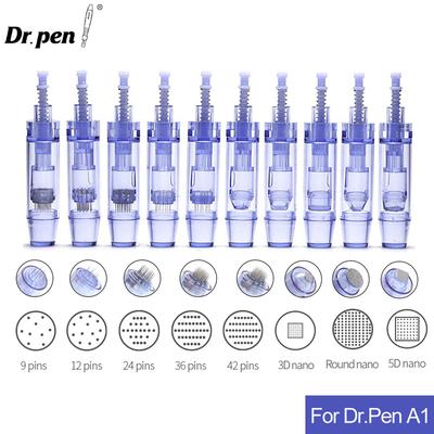 10Pcs Bayonet Port Replaceable Needle Cartridges Kit Derma Pen Electric Microneedle Replace Disposable Needles For A1